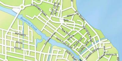 نقشه خیابان های شهر بلیز