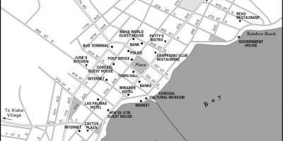 نقشه کرزل شهر بلیز