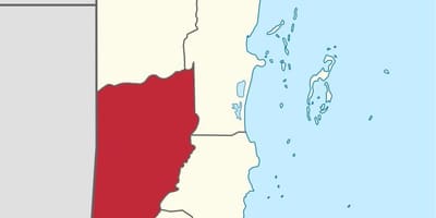کیو district, بلیز نقشه