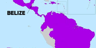 نقشه از بلیز zika